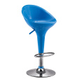 Height adjustable plastic chair bar chair